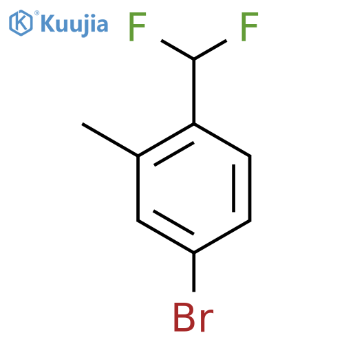 5-Bromo-2-(difluoromethyl)toluene structure