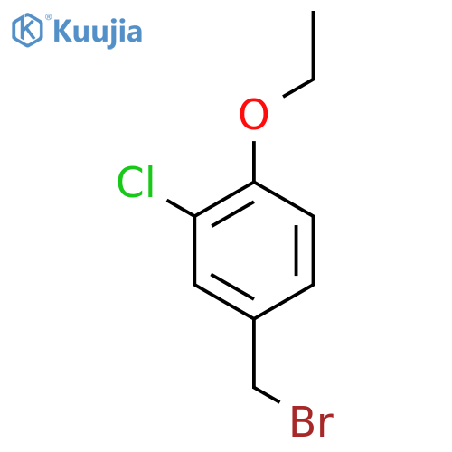 4-Bromomethyl-2-chloro-1-ethoxybenzene structure