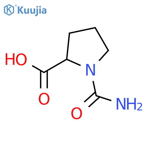 1-carbamoylpyrrolidine-2-carboxylic acid structure