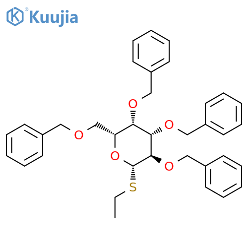 Ethyl 2,3,4,6-Tetra-O-benzyl-b-D-thiogalactopyranoside structure