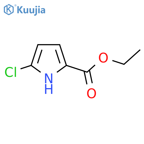 ethyl 5-chloro-1H-pyrrole-2-carboxylate structure