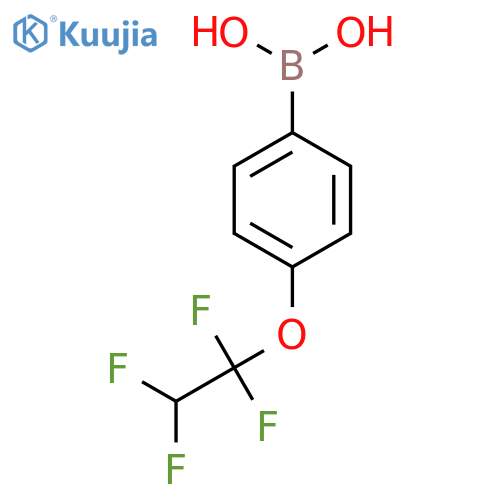 4-(1,1,2,2-Tetrafluoroethoxy)benzeneboronic acid structure