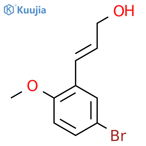 3-(5-bromo-2-methoxyphenyl)prop-2-en-1-ol structure
