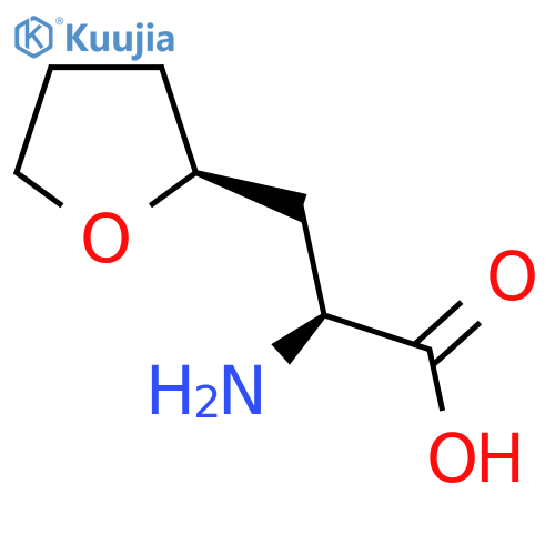 (2S)-2-amino-3-(2S)-oxolan-2-ylpropanoic acid structure