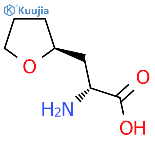 (2R)-2-amino-3-(2S)-oxolan-2-ylpropanoic acid structure