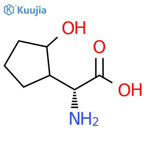 (2R)-2-Amino-2-(2-hydroxycyclopentyl)acetic acid structure