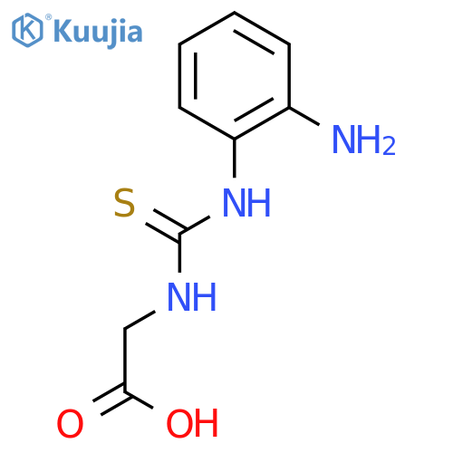Glycine,N-[[(2-aminophenyl)amino]thioxomethyl]- structure