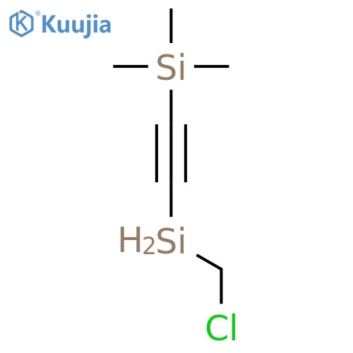 Silane, [(chloromethylsilyl)ethynyl]trimethyl- structure
