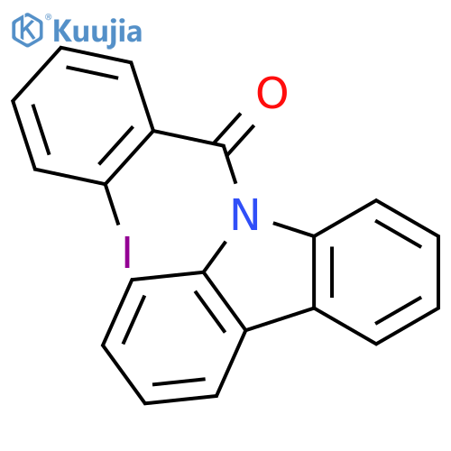 (9H-carbazol-9-yl)(2-iodophenyl)methanone structure