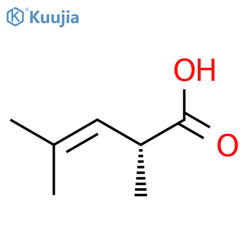 3-Pentenoic acid, 2,4-dimethyl-, (R)- structure