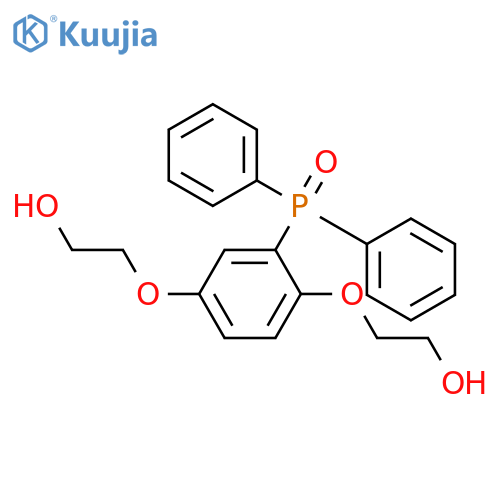 Ethanol, 2,2'-[[2-(diphenylphosphinyl)-1,4-phenylene]bis(oxy)]bis- structure
