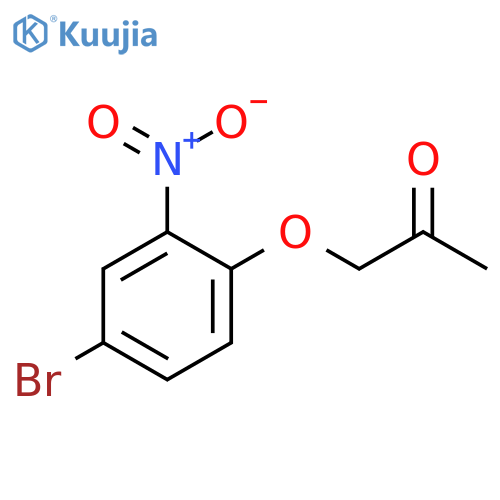 1-(4-BROMO-2-NITROPHENOXY)PROPAN-2-ONE structure