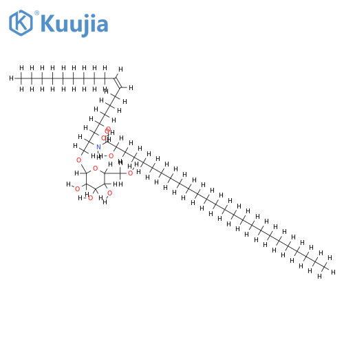 (2S,3S,4R,8Z)-1-O-(beta-D-galactopyranosyl)-2N-[(2'R)-2'-hydroxypentacosanoylamino]-8(Z)-octadecene-1,3-4-triol structure