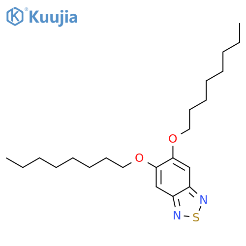 5,6-Bis(n-octyloxy)-2,1,3-benzothiadiazole structure