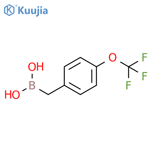 Boronic acid, B-[[4-(trifluoromethoxy)phenyl]methyl]- structure