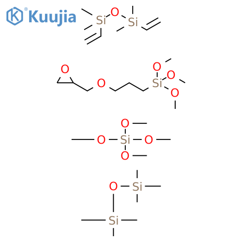 Silicicacid(H4SiO4),tetramethylester,reactionproductswith1,3-diethenyl-1,1,3,3-tetramethyldisiloxane,hexamethyldisiloxaneandtrimethoxy[3-(oxiranylmethoxy)propyl]silane structure