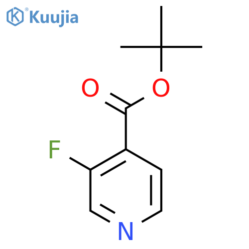 tert-butyl 3-fluoropyridine-4-carboxylate structure
