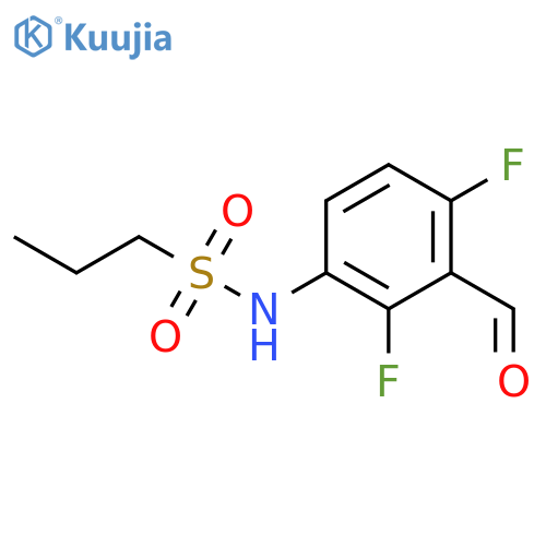 N-(2,4-Difluoro-3-formylphenyl)-propane-1-sulfonamide structure