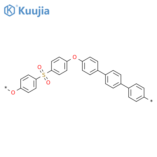 Poly(oxy-1,4-phenylenesulfonyl-1,4-phenyleneoxy[1,1':4',1''-terphenyl]-4,4''-diyl) structure