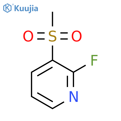 2-Fluoro-3-methylsulfonylpyridine structure