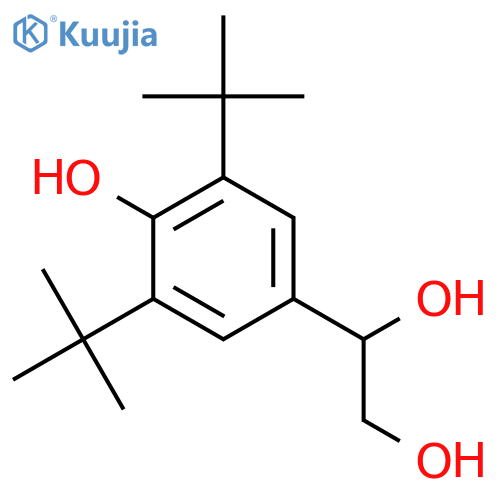 1-(3,5-Di-tert-butyl-4-hydroxyphenyl)-1,2-ethanediol structure