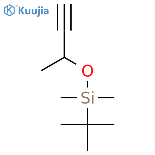 Silane, (1,1-dimethylethyl)dimethyl[(1-methyl-2-propynyl)oxy]- structure