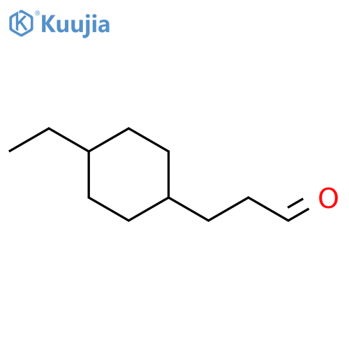 3-(4-ethylcyclohexyl)propanal structure