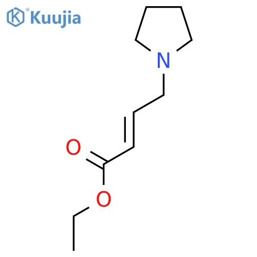 4-Pyrrolizino-2-butenoic acid ethyl ester structure