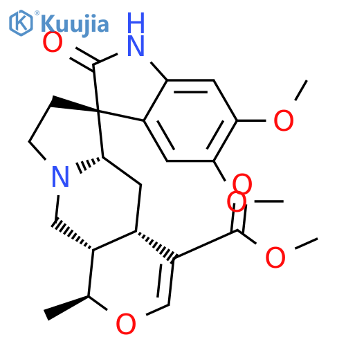 Spiro[3H-indole-3,6'(4'aH)-[1H]pyrano[3,4-f]indolizine]-4'-carboxylicacid, 1,2,5',5'a,7',8',10',10'a-octahydro-5,6-dimethoxy-1'-methyl-2-oxo-,methyl ester, (1'S,3R,4'aS,5'aS,10'aS)- structure