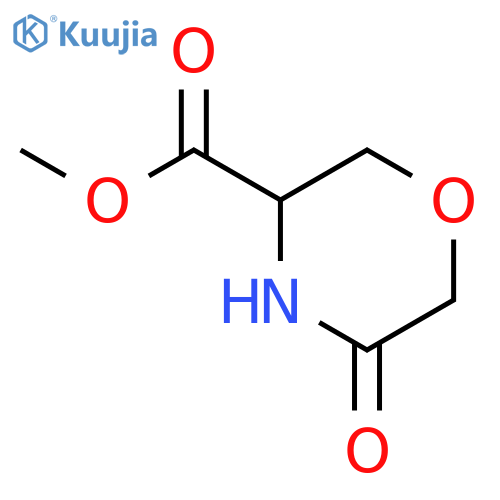 methyl 5-oxomorpholine-3-carboxylate structure