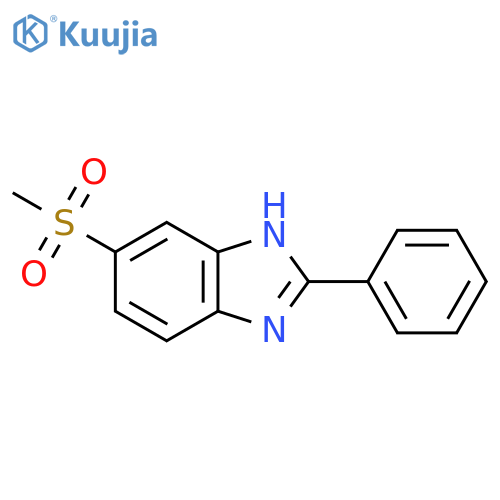 5-Methanesulfonyl-2-phenylbenzoimidazole structure