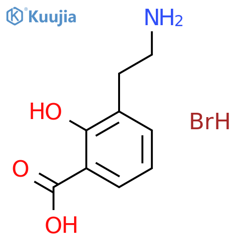 3-(2-Aminoethyl)-2-hydroxybenzoic Acid Hydrobromide structure