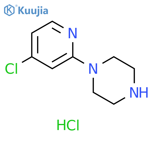 1-(4-Chloro-pyridin-2-yl)-piperazine 3hcl structure