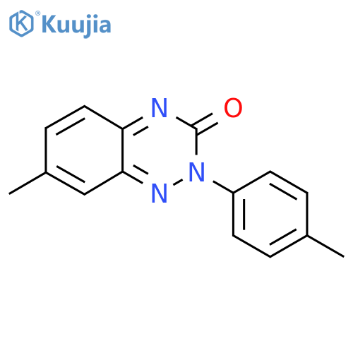 7-Methyl-2-(4-methylphenyl)-1,2,4-benzotriazin-3(2H)-one structure
