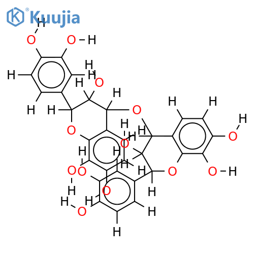 (2R,2'R,3R,3'R,4R,4'S)-3,3',4',7,8-Pentahydroxyflavan(4?O?4)-3,3',4',7,8-pentahydroxyflavan structure