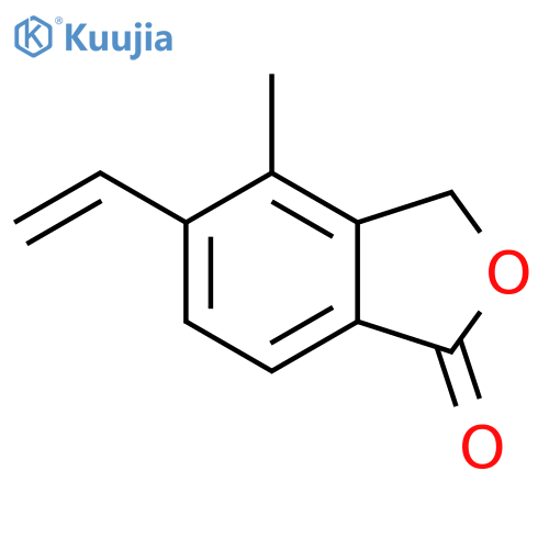 4-Methyl-5-vinylisobenzofuran-1(3H)-one structure