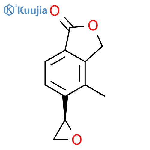 (R)-4-methyl-5-(oxiran-2-yl)isobenzofuran-1(3H)-one structure