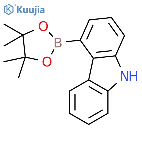 4-(4,4,5,5-Tetramethyl-1,3,2-dioxaborolan-2-YL)-9H-carbazole structure