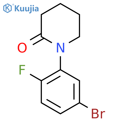 1-(5-Bromo-2-fluorophenyl)piperidin-2-one structure