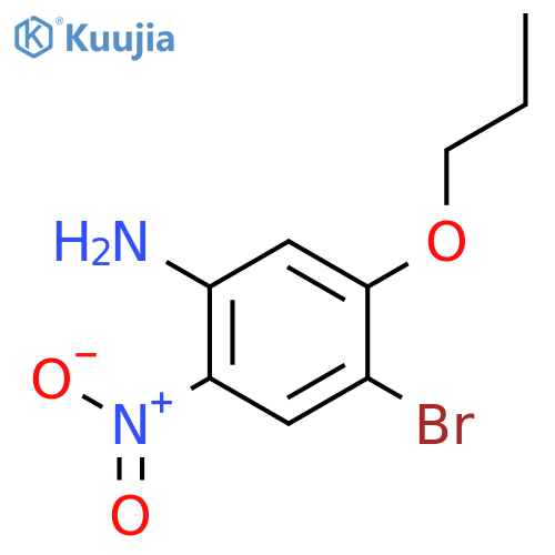 4-Bromo-2-nitro-5-propoxyaniline structure