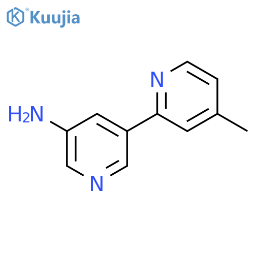 4-Methyl-[2,3'-bipyridin]-5'-amine structure