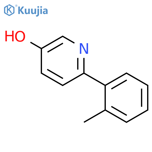 6-(2-Methylphenyl)pyridin-3-ol structure