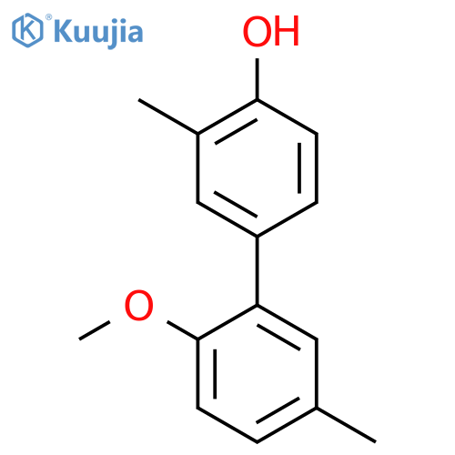 4-(2-Methoxy-5-methylphenyl)-2-methylphenol structure