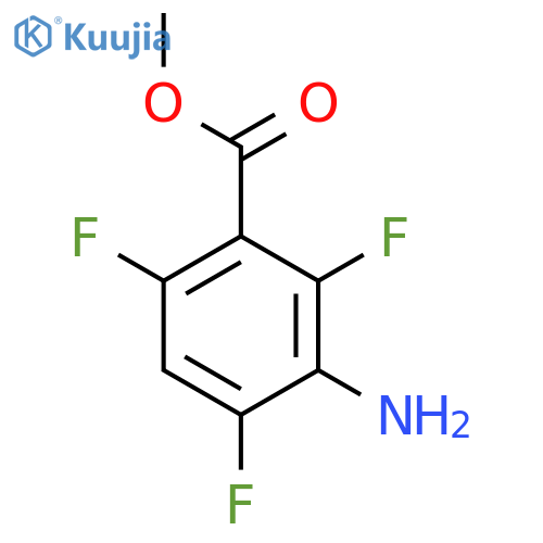 Benzoic acid, 3-amino-2,4,6-trifluoro-, methyl ester (9CI) structure
