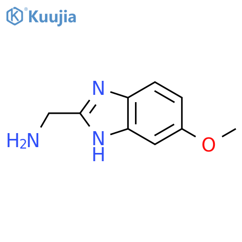 (6-Methoxy-1H-benzimidazol-2-yl)methylamine structure
