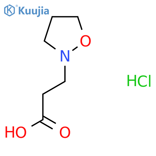 3-(2-Isoxazolidinyl)propanoic Acid Hydrochloride structure
