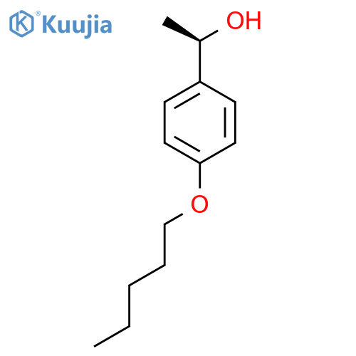 (1R)-1-4-(pentyloxy)phenylethan-1-ol structure