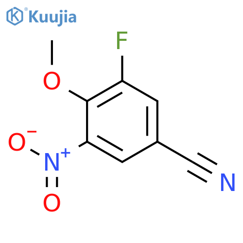 3-Fluoro-4-methoxy-5-nitrobenzonitrile structure