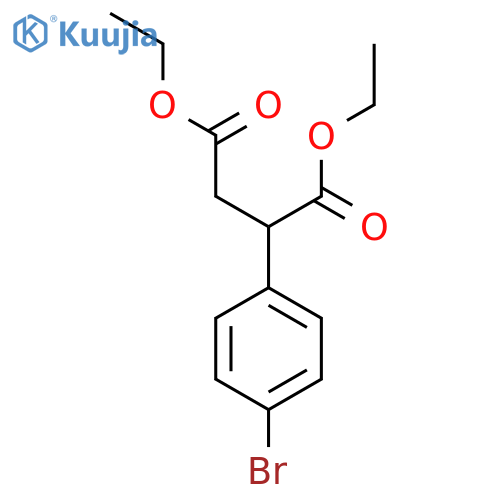 Diethyl 2-(4-bromophenyl)succinate structure