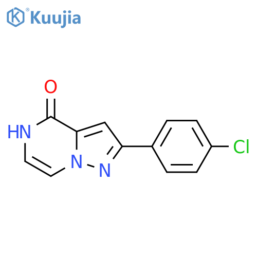 2-(4-chlorophenyl)pyrazolo[1,5-a]pyrazin-4(5H)-one structure